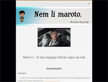 Tablet Screenshot of nemli.com.br